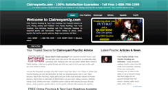 Desktop Screenshot of clairvoyantly.com